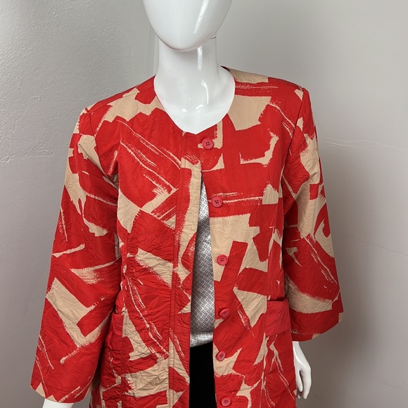 Doo.Ri Red-orange Light Weight Coat - Picture 9 of 14